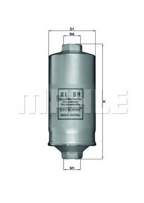 KL59 Mahle Original Фільтр палива